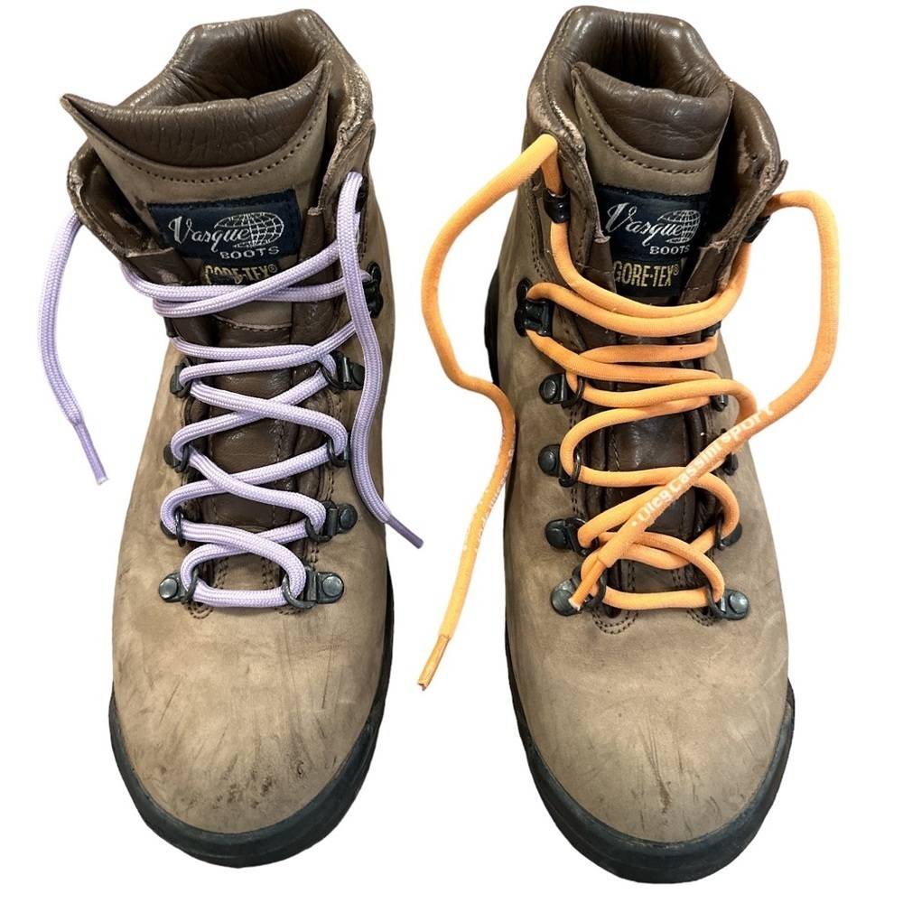 Vintage Vasque‎ Gortex Hiking Boots Size 8 Made in Italy Very Good Condition